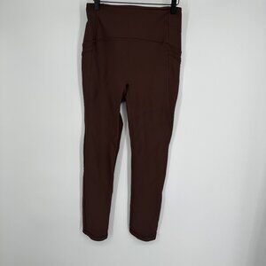 Manduka Women's Athletic Leggings Brown Size Large‎